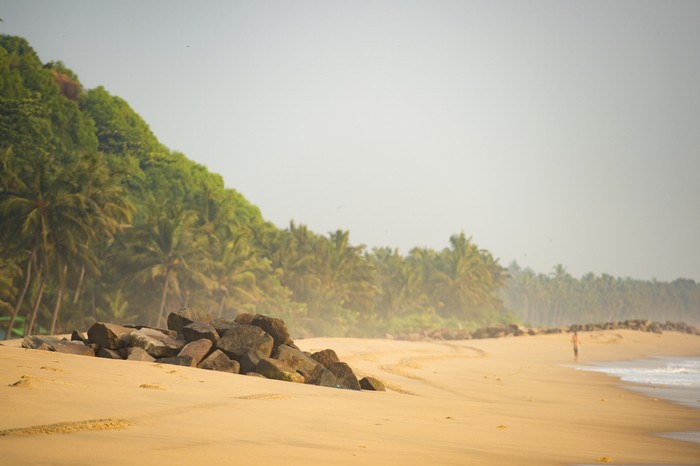 Pantai di Kerala, India