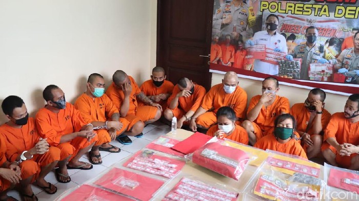 Polresta Denpasar merilis kasus narkoba.