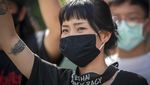 Potret Lautan Manusia di Tengah Aksi Unjuk Rasa Thailand