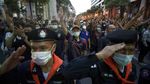 Potret Lautan Manusia di Tengah Aksi Unjuk Rasa Thailand
