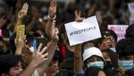 Potret Lautan Manusia di Tengah Aksi Unjuk Rasa Thailand