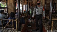 Sidak dilakukan di spa salon, tempat makan dan tempat fitness indoor.