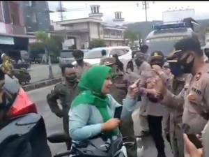 Buntut Panjang Emak-emak Ngaku Istri Jaksa Saat Razia Corona