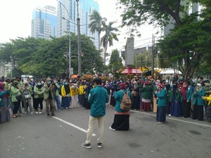 Belum Bertemu Jokowi, BEM SI Kembali Demo Tolak Omnibus Law Pekan Depan