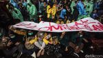 Terkini! Suasana Demo di Patung Kuda