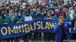 Terkini! Suasana Demo di Patung Kuda