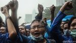 Terkini! Suasana Demo di Patung Kuda