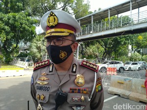 5 Ruas Jalan Sekitar Patung Kuda-Istana Ditutup Imbas Demo Buruh