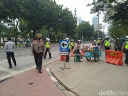 Polisi Sisir Sekitar Istana, Cegah Demo UU Ciptaker Disusupi Provokator