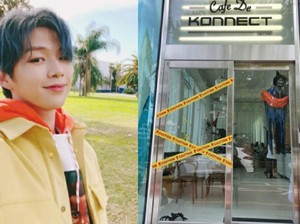 Sambut Halloween, Kafe Milik Kang Daniel Disulap Jadi Menyeramkan