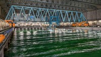Wallenius Marine telah membangun model Oceanbird sepanjang 7 meter yang akan berlayar di kepulauan Stockholm, akhir tahun ini, untuk mengumpulkan data yang akan membantu menyelesaikan desain kapal.