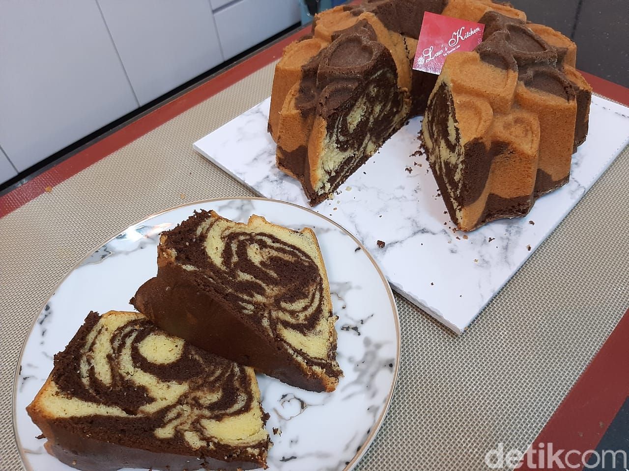 Resep Bolu Marmer Lembut Dan Mengembang