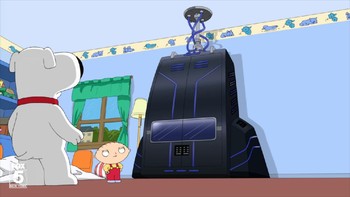 Steweys Time Machine dari serial Family Guy. Foto: Fox.  