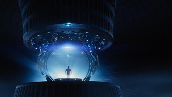 Time Displacement Machine dari film Terminator. Foto: Orion Picture.  