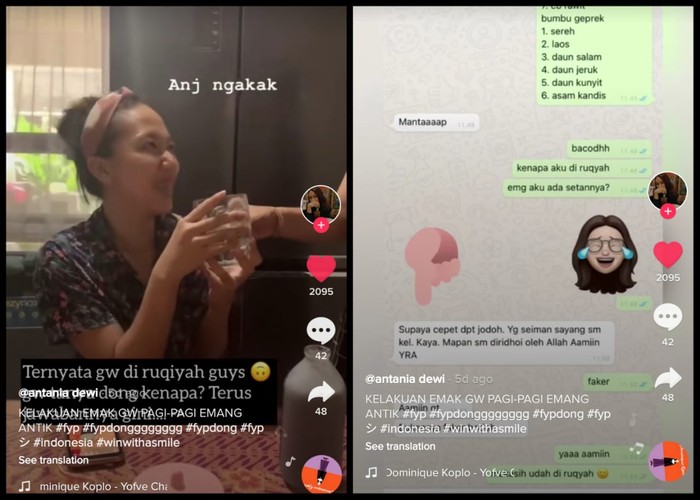 Ngakak! Netizen Ini Diruqyah Air Putih oleh Ibunya Supaya Dapat Jodoh