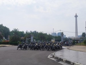 Jelang Demo BEM SI Jabodetabek, Polisi Siaga di Kawasan Istana