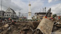 Pemerintah Kota Yogyakarta melanjutkan penataan kawasan jalur pedestrian Jalan Sudirman dan simpang Tugu Pal Putih. 