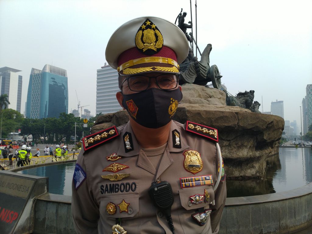 Direktur Lalu Lintas Polda Metro Jaya Kombes Sambodo Purnomo Yogo.