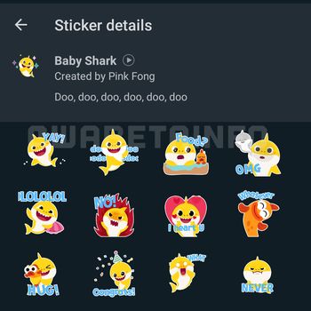 WhatsApp stiker Baby Shark