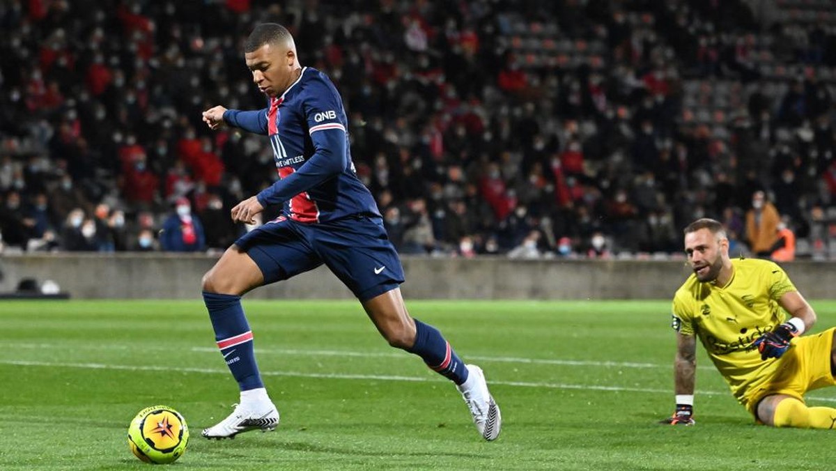 Striker Paris Saint-Germain, Kylian Mbappe. (Foto: AFP/PASCAL GUYOT)