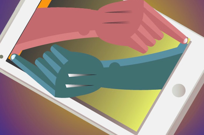 Infografis Ponsel Dikloning Hacker