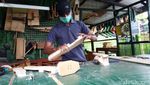 Jam Kerja Dipotong Imbas Corona, Warga Bantul Bikin Push Bike Kayu
