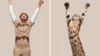 Sehingga banyak pose yang unik seperti kucing yang menari di foto ini . Foto: Gerrard Gethings