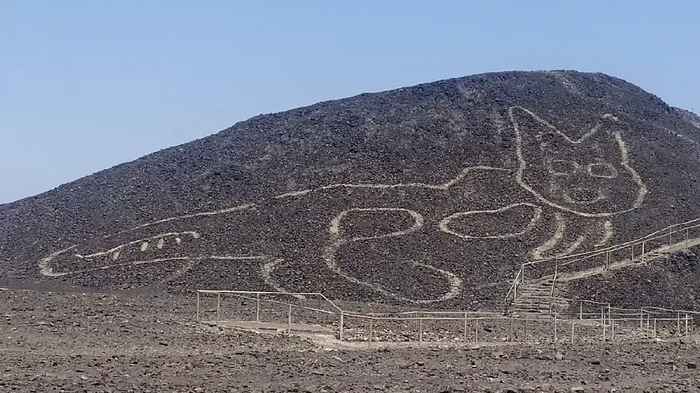 Geoglyph di Peru.