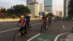 Suasana Minggu Pagi di Sudirman-Thamrin, Tetap Olahraga di Tengah Pandemi