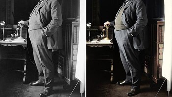 William Howard Taft, Presiden AS ke-27 1909-1913. Foto: Instagram/jbcolourisation