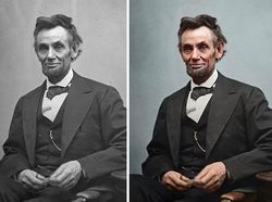 Potret Lama Hitam Putih Diubah Jadi Berwarna