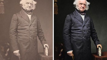 Martin Van Buren, Presiden AS ke-8 1837-1841. Foto: Instagram/jbcolourisation