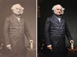 Potret Lama Hitam Putih Diubah Jadi Berwarna