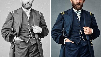 Ulysses S. Grant, Presiden AS ke-18 1869-1877. Foto: Instagram/jbcolourisation