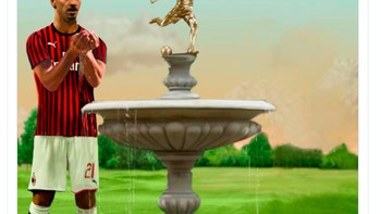 Apakah memang Zlatan saat ini pemain Serie A terbaik walau di usia 39 tahun? Foto: istimewa