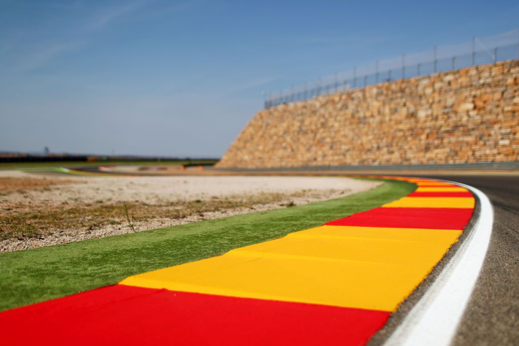 ALCANIZ, SPAIN - SEPTEMBER 21: A general view of the stone wall at turn 13 during previews for the MotoGP of Aragon at Motorland Aragon Circuit on September 21, 2017 in Alcaniz, Spain. (Photo by Dan Istitene/Getty Images)