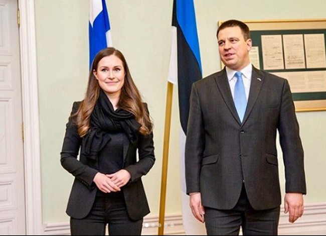 Sanna Marin memangku jabatan sebagai PM Finlandia pada 10 Desember 2019 di usia 34 tahun. Foto: Instagram/@sannamarin