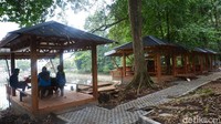 Pantauan detikcom, Minggu (18/10/2020) wisatawan sudah mulai mendatangi taman hutan ini.