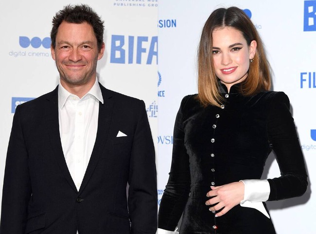Lily James seketika namanya jadi kontroversi setelah tertangkap kamera paparazi mencium pria beristri. Pria tersebut adalah Dominic West yang merupakan seorang aktor.  Foto: dok. Getty Images