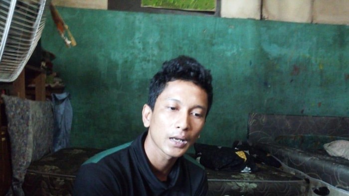 Ayah kandung Rangga, Fadly, saat ditemui di Medan (Datuk-detikcom)