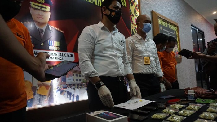 Kasat Satreskoba Polresta Samarinda, AKP Andhika Dharma Sena.