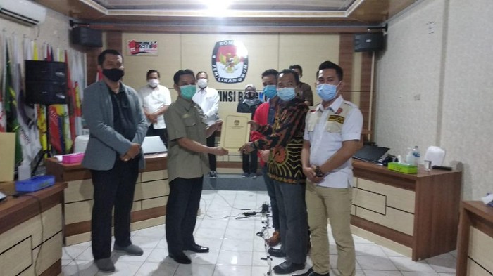 KPU tetapkan Agusrin-Imron jadi peserta Pilgub Bengkulu (Foto: dok. istimewa)