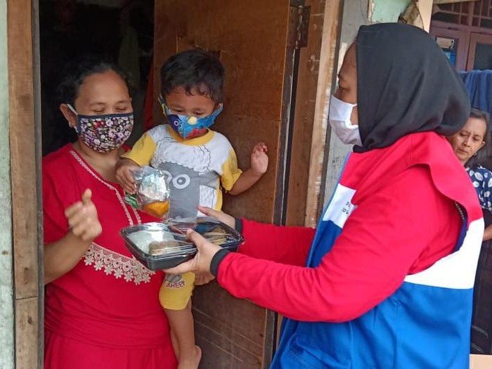 Layanan jemput bola kader posyandu Pertamina