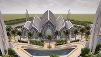 Masjid itu tepatnya bakal dibangun di kawasan baru di kaki Gunung Slamet, Kawasan Bung Karno, Kota Baru Purwokerto.