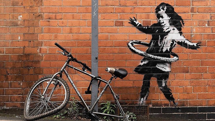 Mural Banksy di Nottingham, Inggris