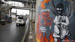 Mural Tolak Omnibus Law Hiasi Sudut Ibu Kota