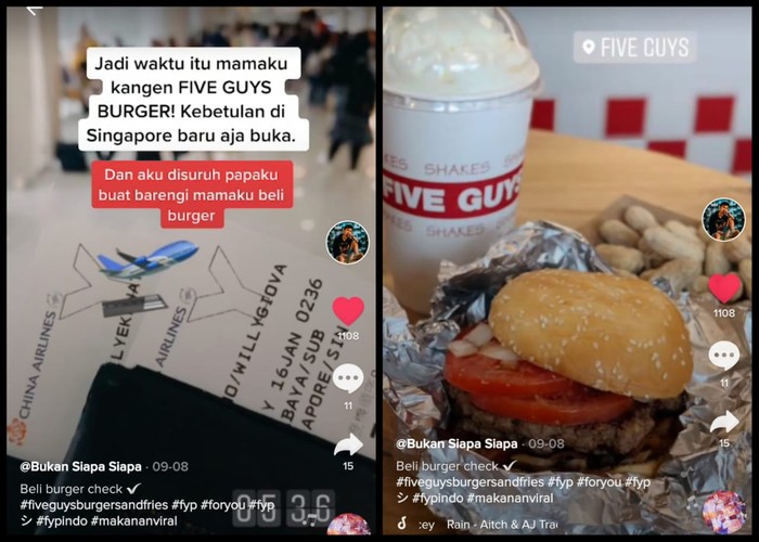 Ngidam Burger Five Guys, Netizen Indonesia Ini Terbang ke Singapura