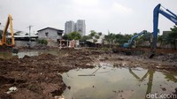 Tandon air seluas 3.000 meter2 tersebut menjadi penampung air saat musim penghujan.