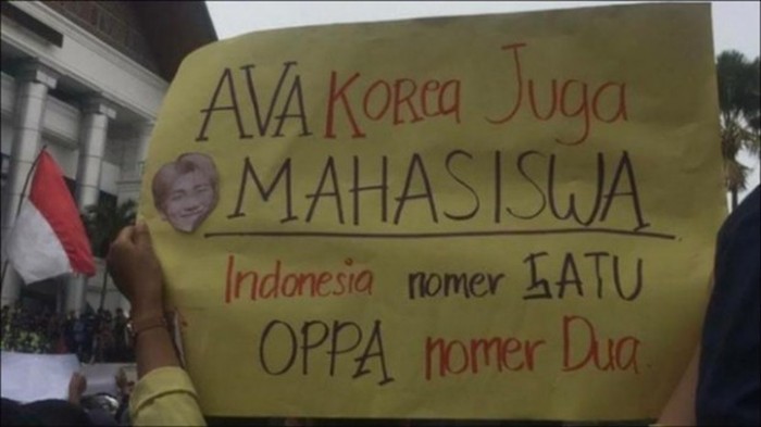 Pesan Kpopers Melawan Omnibus Law