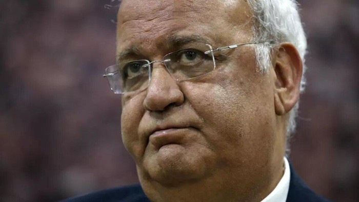 Saeb Erekat, secretary-general of the Palestine Liberation Organization, is in critical condition after being admitted to an Israeli hospital with the coronavirus ABBAS MOMANI AFP/File